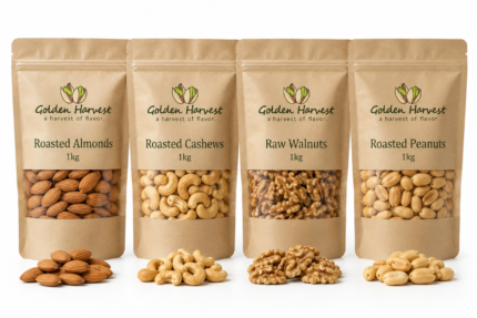 Family Nut Bundle with almonds cashews walnuts and peanuts 4kg